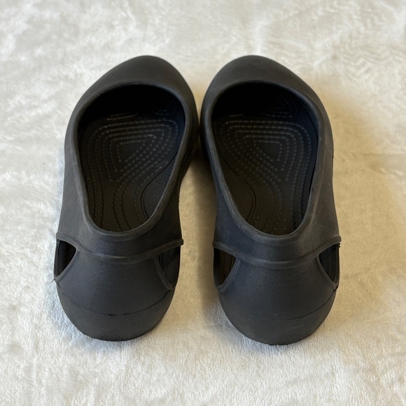 CROCS Mary Jane Slip-On Shoe Womens Size 4 Black Iconic Comfort - Picture 4 of 9